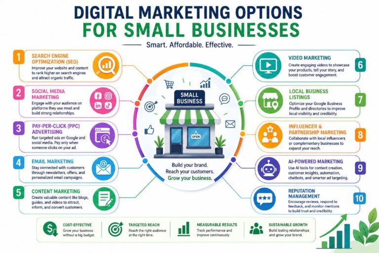 Digital Marketing Options For Small Businesses